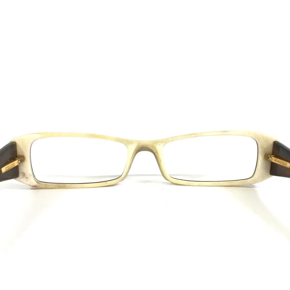 Morgenthal Frederics Eyeglasses Frames LUKAS col. H36-H30 Genuine Horn 48-18-140